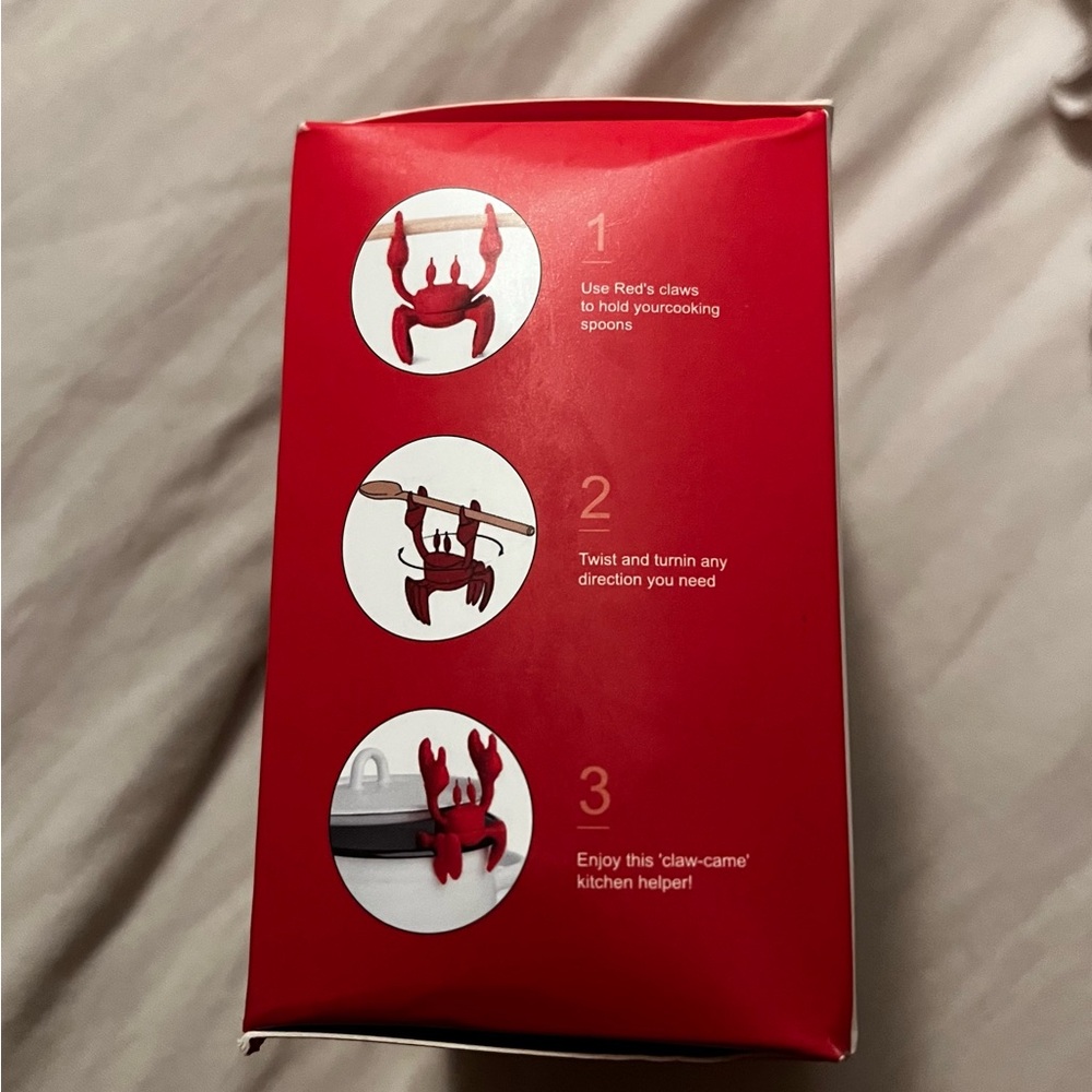 Toto/Red Crab Spoon Holder for Kitchen NWT - Picture 4 of 4